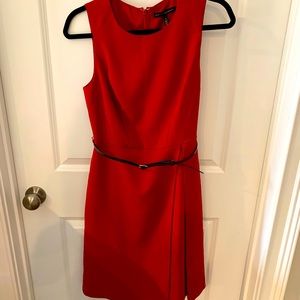 White House Black Market red dress